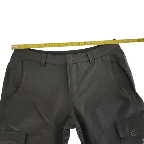 RACE FACE Mountain Bike Capri Pants gray Women’s large - Picture 11 of 12